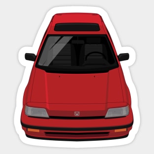 Civic SI 3rd gen 1984-1986 - Red Sticker